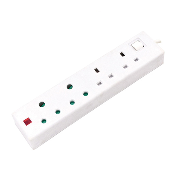 UK Power Strip Elektriskt förlängningsuttag